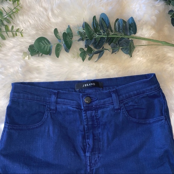 J BRAND Navy Skinny Jeans - Size 28 - Picture 3 of 5